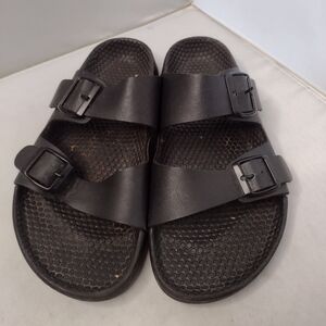 Birkenstock Birkis Women's Slides Sandals Strappy Arizona Comfort 8 Black Y